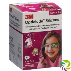 3M Opticlude Sil Augenv 5.3x7cm Midi Gi (n) 50 Stück