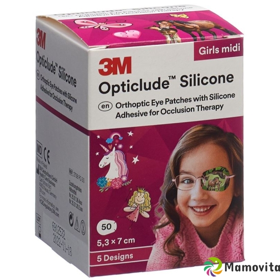 3M Opticlude Sil Augenv 5.3x7cm Midi Gi (n) 50 Stück buy online