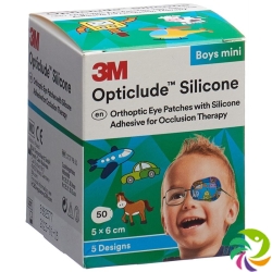 3M Opticlude Sil Augenv 5x6cm Mini Boys (n) 50 Stück