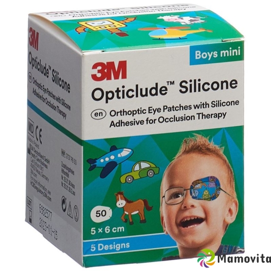 3M Opticlude Sil Augenv 5x6cm Mini Boys (n) 50 Stück buy online