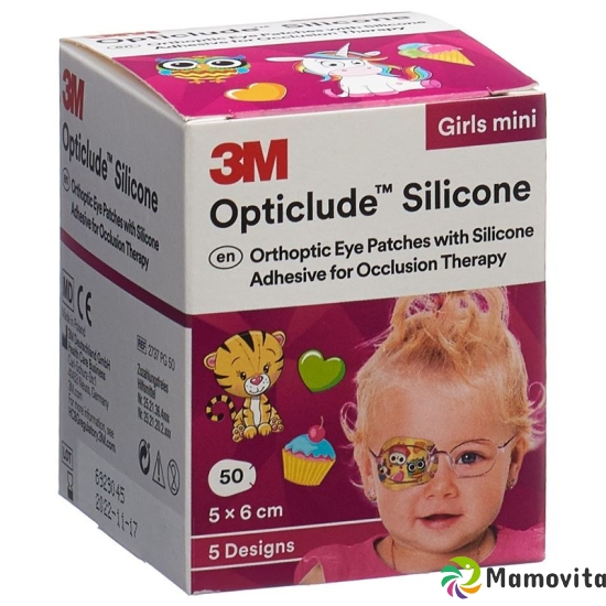 3M Opticlude Sil Augenv 5x6cm Mini Girl (n) 50 Stück buy online