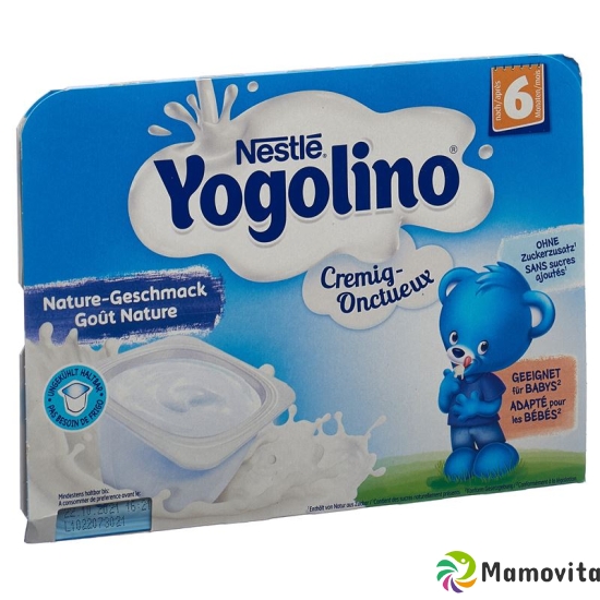 Nestle Yogolino Cremig Natur 6m 6x 60g buy online