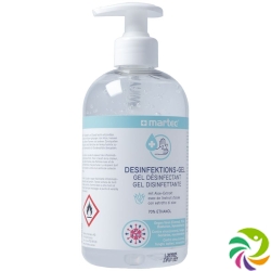 Martec Hände-desinfektions-gel mit Pumpe 500ml