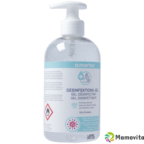 Martec Hände-desinfektions-gel mit Pumpe 500ml buy online