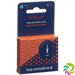 Top Caredent A-brush 2 Idbh-t Türkis 25 Stück