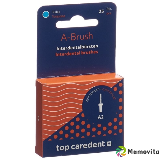 Top Caredent A-brush 2 Idbh-t Türkis 25 Stück buy online