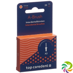 Top Caredent A-brush 3 Idbh-o Orange 25 Stück