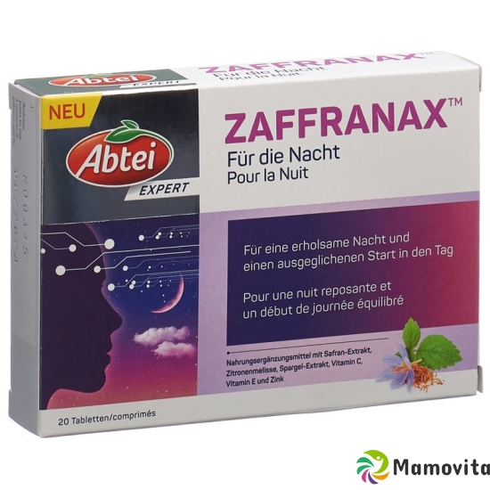 Abtei Zaffranax für die Nacht Tabletten 20 Stück buy online