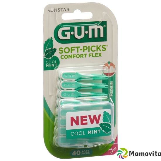 Gum Sunstar Soft Picks Comfort Flex Regular Mint 40 pieces buy online