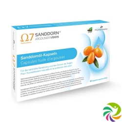 Sanddorn Argousier Vision Sea Buckthorn Oil Capsules 60 Caps