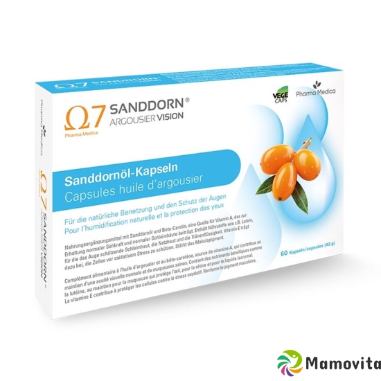 Sanddorn Argousier Vision Sea Buckthorn Oil Capsules 60 Caps buy online