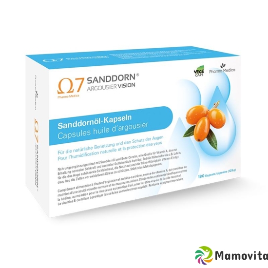 Sanddorn Argousier Vision Sea Buckthorn Oil Capsules 180 Caps buy online