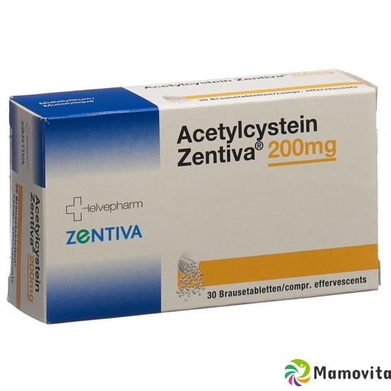 Acetylcystein Zentiva Brausetabletten 200mg 30 Stück buy online