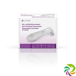 Livsane ear and forehead thermometer