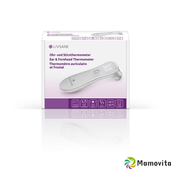 Livsane ear and forehead thermometer buy online