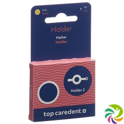 Top Caredent Holder 2 Holder Interdental S Yellow