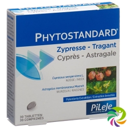 Phytostandard Zypresse - Tragant Tabletten Blister 30 Stück