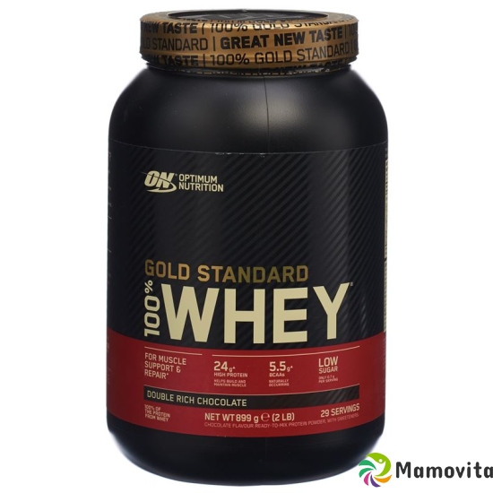 Optimum 100% Whey Gold Std Choco Dbl Ri 2lb 900g buy online