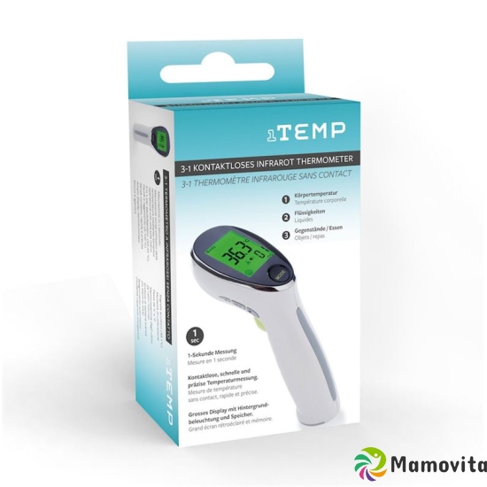 1temp 3in1 Thermometer Infrarot Kontaktlos 1sek buy online