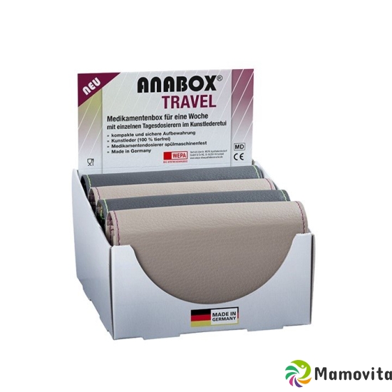 Anabox Medidispenser Travel 7tage D/f/i Disp 4 Stück buy online