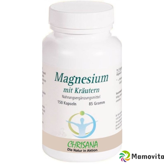 Chrisana Magnesium mit Kräutern Kapseln Dose 150 Stück buy online