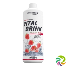 Best Body Vital Drink Erdbeere Flasche 1000ml