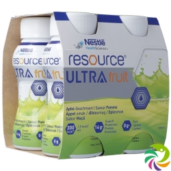 Resource Ultra Fruit Apfel 4 Flasche 200ml