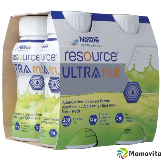 Resource Ultra Fruit Apfel 4 Flasche 200ml buy online