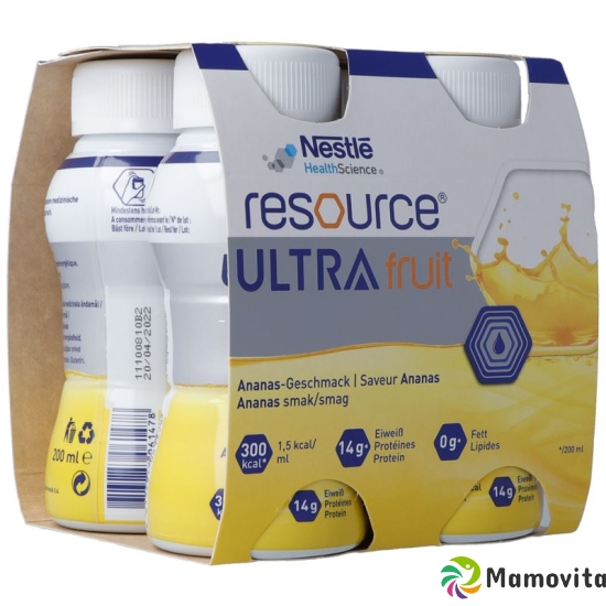 Resource Ultra Fruit Ananas 4 Flasche 200ml buy online