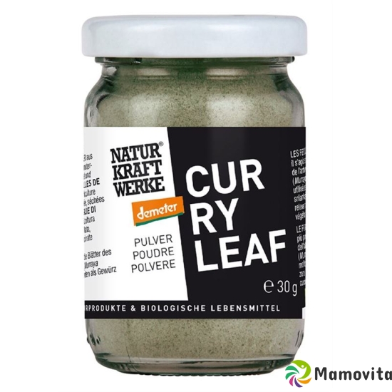 Naturkraftwerke Curry Leaf Pulver Demeter Flasche 30g buy online