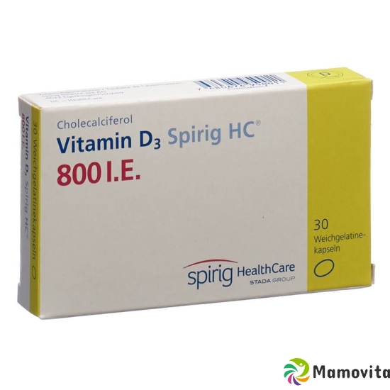 Vitamin D3 Spirig HC Kapseln 800 Ie 30 Stück buy online