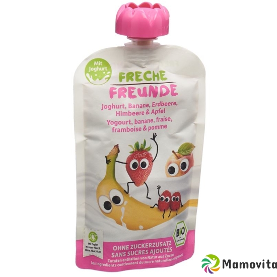 Freche Freunde Quetschmus Jogh Erdbeer&himb 100g buy online