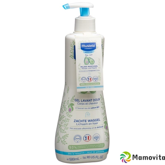 Mustela Mildes Waschgel Normale Haut Dispenser 500ml buy online