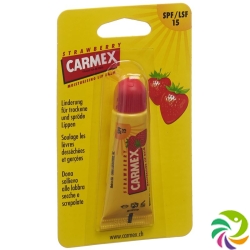 Carmex Lippenbalsam Strawberry SPF 15 Tube 10g