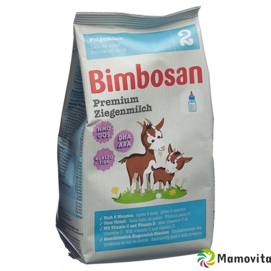 Bimbosan Premium Ziegenmilch 2 Refill Beutel 400g buy online