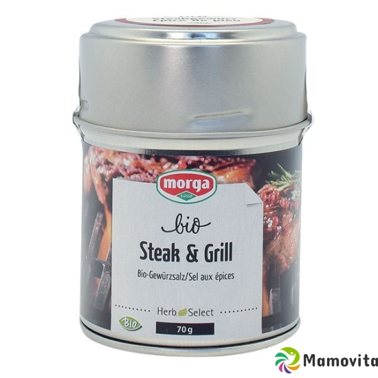 Morga Gewürz Steak & Grill Bio Dose 70g buy online