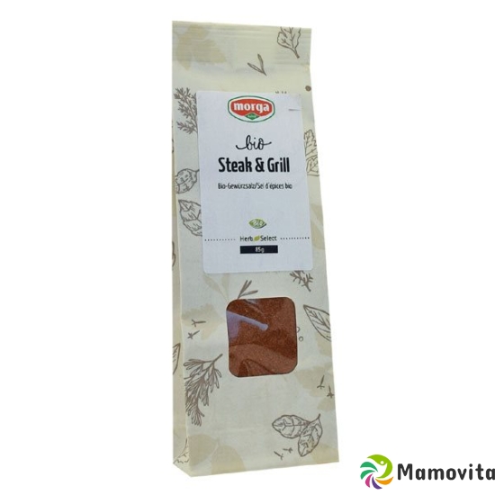 Morga Gewürz Steak & Grill Bio Nfb 85g buy online