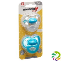 Medela Baby Dummy Original 0-6 Boy 2 pieces