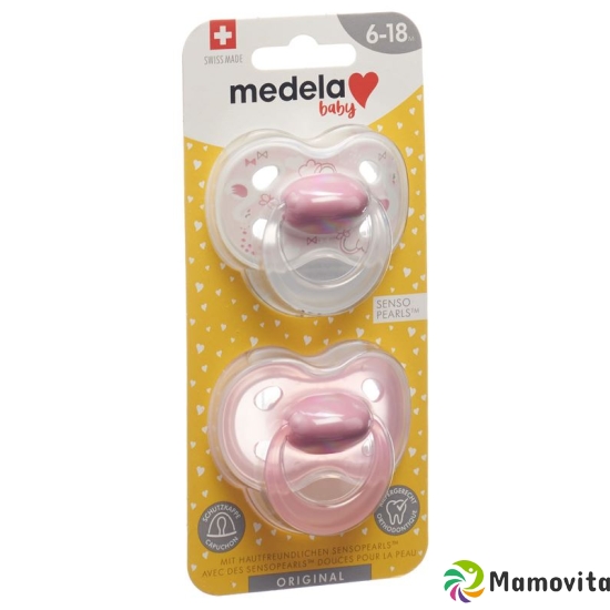 Medela Baby Dummy Original 6-18 Girl 2 pieces buy online