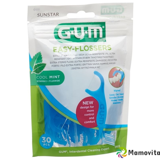 Gum Easy Flossers Zahnseidesticks 30 Stück buy online