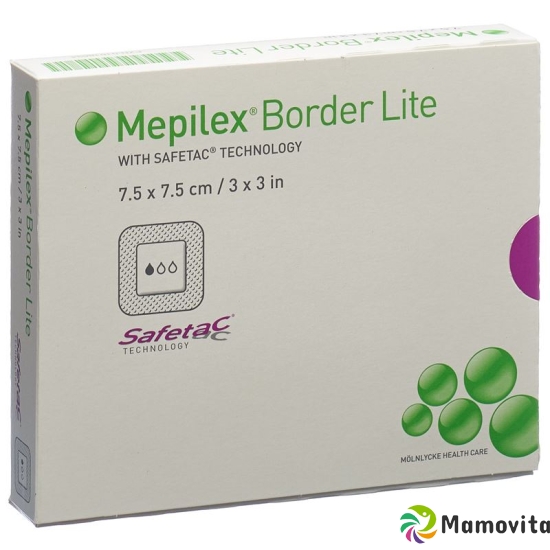 Mepilex (pi-aps) Bor Lit Silikon 7.5x7.5cm 5 Stück buy online