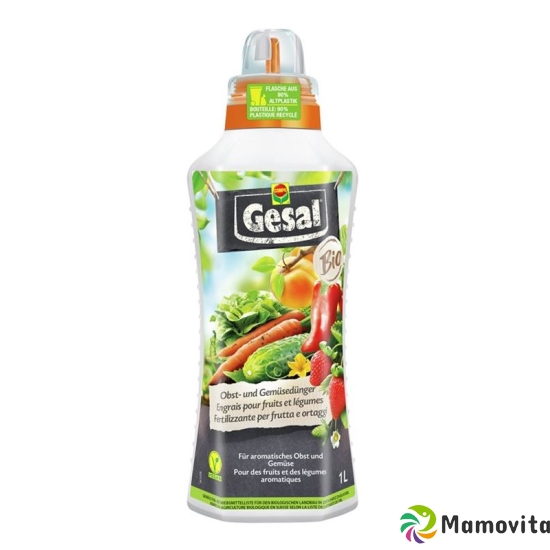 Gesal Obst- und Gemüsedünger Bio Flasche 1L buy online