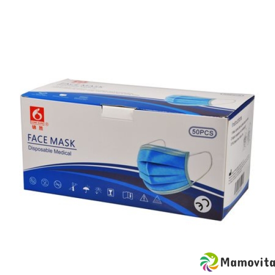 Webstar Op-Maske Typ Iir Blau Ela Ohrschlau 50 Stück buy online