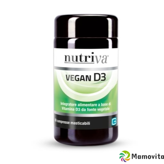 Nutriva Vegan D3 Kautabletten Glasflasche 60 Stück buy online