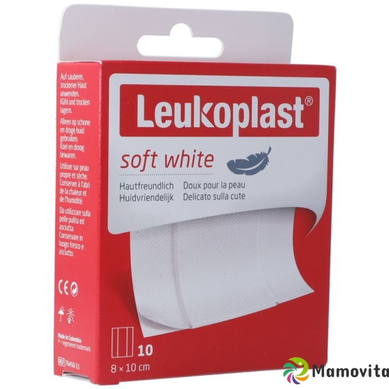 Leukoplast Soft White 8x10cm 10 pieces buy online