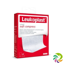 Leukoplast Cutisoft 7.5x7.5cm 12 pieces