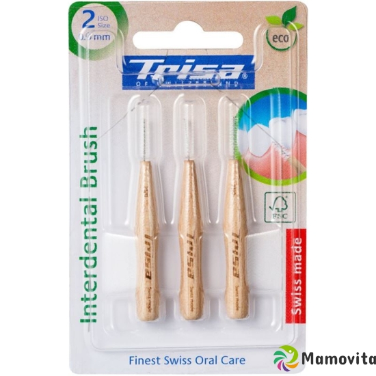 Trisa Interdental Brush Iso 2 0.9mm Holz 3 Stück buy online