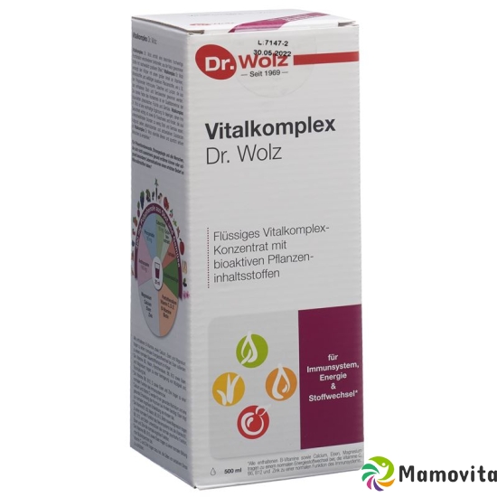 Dr. Wolz Vitalkomplex Glasflasche 500ml buy online