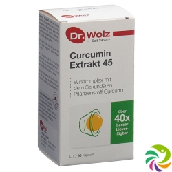 Dr. Wolz Curcumin Extrakt 45 Kapseln 90 Stück