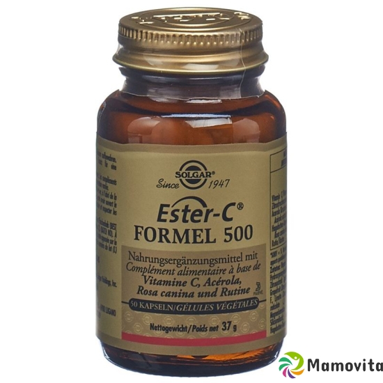 Solgar Ester-c Formel 500 Kapseln Flasche 50 Stück buy online